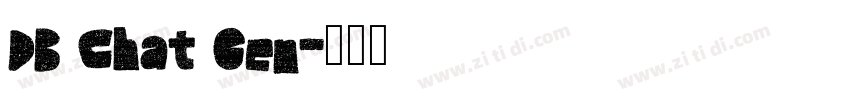 DB Chat Gen字体转换